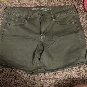 American Eagle Outfitters Women's Green Shorts